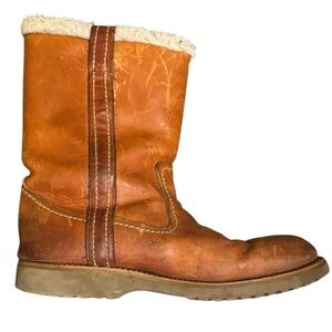 DEX VINTAGE Work Western Boot Brown Leather Outdoor Men’s Size 10.5 Vibram Soles